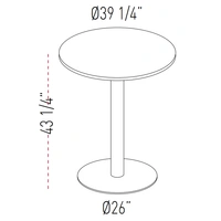 <b>PC384</b> - Round Top Table