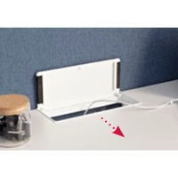 T - Access system of cabling with an opening system. “Push-Latch”. Made from ABS