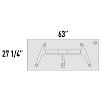 <b>TL584L</b> - Table w/Castors