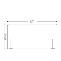 <b>ZMC8571</b> - Panel (Use on tables of : 63” and 70 3/4”)