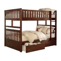 Full/Full Bed w/ Storage Boxes