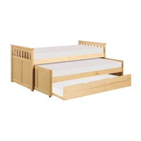 Trundle Bed w/ Extra Twin Trundle, Twin/Twin Size
