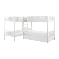 Corner Bunk Bed w/ Twin Trundle