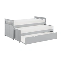 Trundle Bed w/ Extra Twin Trundle, Twin/Twin Size