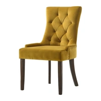Yellow Velvet/Espresso