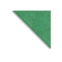 AVU493 - PET triangular tile, <b>10 pcs</b>, set of adhesive fittings included