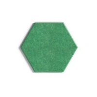 AVU494 - PET hexagon tile, <b>10 pcs</b>, set of adhesive fittings included
