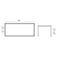 KN15 - Rectangular Desk