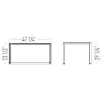 KN612 - Rectangular Desk