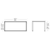 KN613 - Rectangular Desk