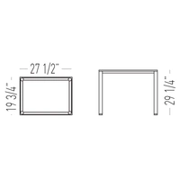 KN511 - Rectangular Desk
