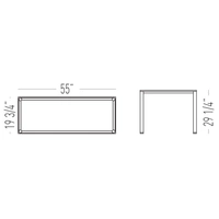 KN513 - Rectangular Desk