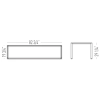 KN519 - Rectangular Desk