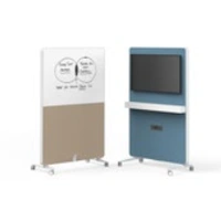 <b>CDT123</b> - Front panel Melamine or Upholstered, Rare panel Paintable HPL + Melamine or Upholstered