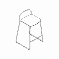 AF06 - high stool; counter height