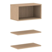 <b>ZCA372</b> - Set of 2 shelves and closed shelf box