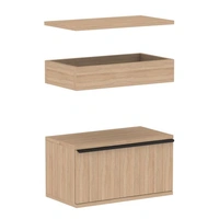 <b>ZCA375</b> - Set of shelf, planter box and shelf cabinet with drawer (without lock)