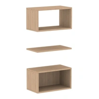 <b>ZCA475</b> - Set of shelf, closed and open shelf boxes