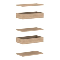 <b>ZCA476</b> - Set of 3 shelves and 2 planter boxes 