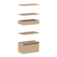 <b>ZCA577</b> - Set of 3 shelves, planter box and shelf cabinet with drawer (without lock)