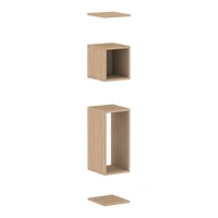 <b>ZCA635</b> - Set of 2 shelves, closed and open shelf boxes