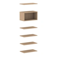 <b>ZCA673</b> - Set of 5 shelves and closed shelf box