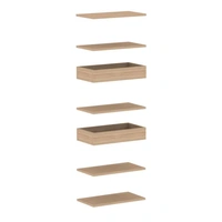 <b>ZCA674</b> - Set of 5 shelves and 2 planter boxes