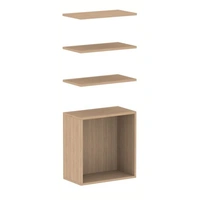 <b>ZCA675</b> - Set of 4 shelves and closed shelf box 