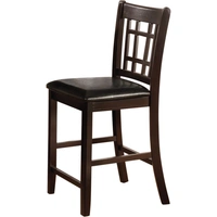 Black Leatherette/Espresso