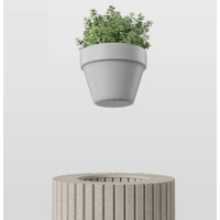 Acoustic Column with Space for Plant Pot