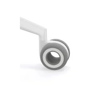 White Self-braking Hollow Wheel