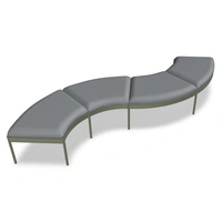 4-Seater Without Backrest