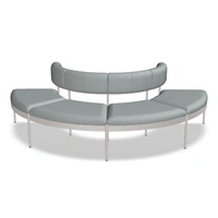 Semi-Circular With Backrest on the Inside