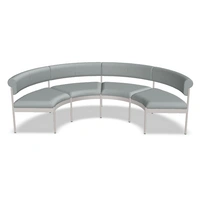 Semi-Circular With Backrest on the Outside