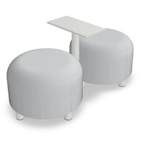 Dots 2 Poufs w/Table