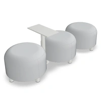 Dots 3 Poufs w/Table