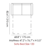 Sofabed 120