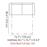 Sofabed 140 Full Size