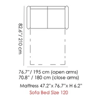 Sofabed 120