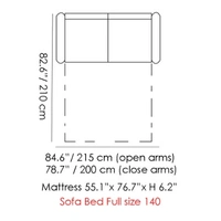 Sofabed 140 Full Size