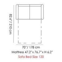 Sofabed 120