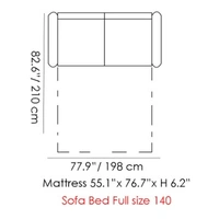 Sofabed 140 Full Size