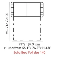 Sofabed 140 Full Size