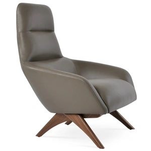 SohoConcept Furniture Barcelona X-Wood Lounge Chair