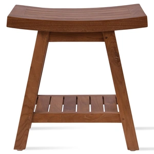 SohoConcept Furniture Borneo Teak Wood Stool