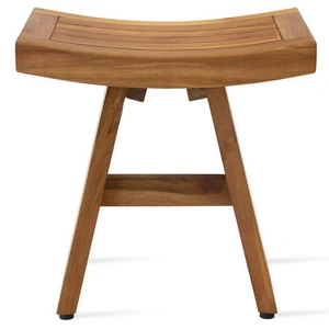 SohoConcept Furniture Porto Teak Wood Stool
