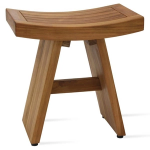 SohoConcept Furniture Porto Teak Wood Stool