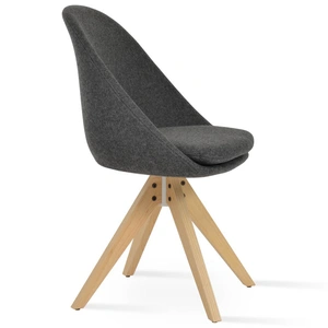 SohoConcept Furniture Avanos Pyramid Swivel Dining Chair