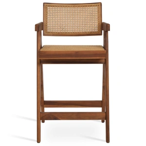 SohoConcept Furniture Pierre J Teak Counter Stool