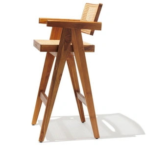 SohoConcept Furniture Pierre J Teak Bar Stool